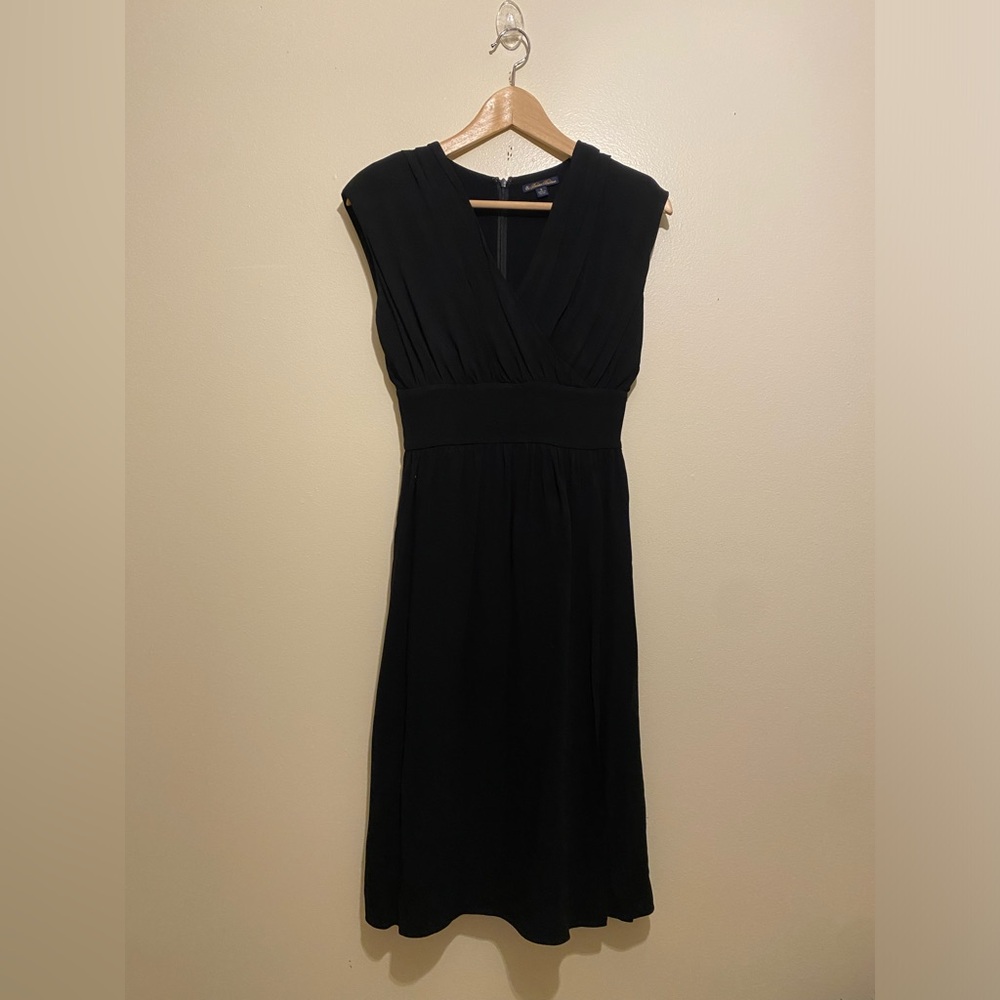Brooks Brothers Black MIDI Dress. Size 0